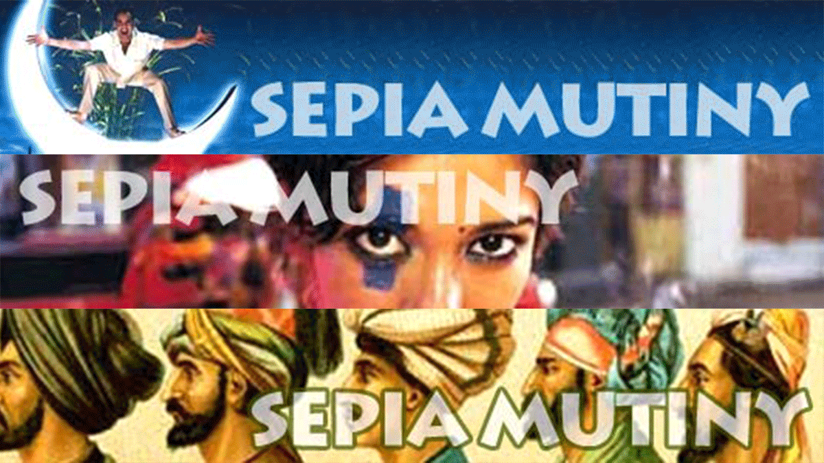 Sepia mutiny banners (Yohannes Dawit for The Juggernaut)