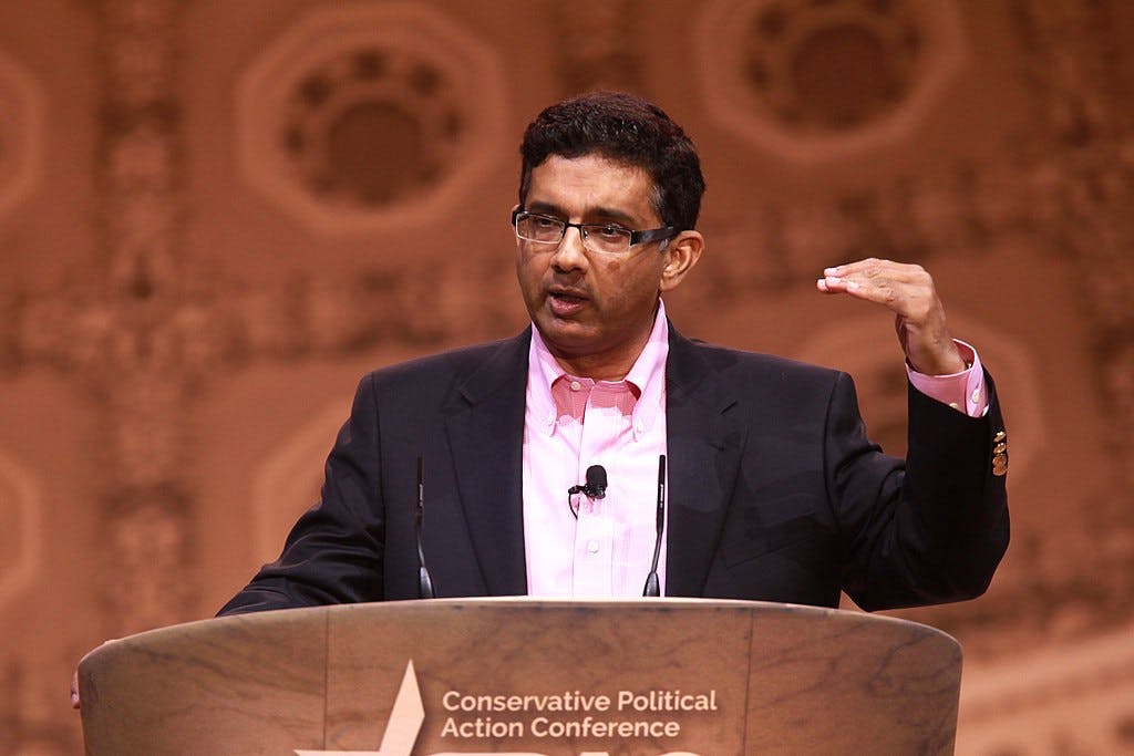 Dinesh D'Souza speaking at the 2014 Conservative Political Action Conference (CPAC) (Gage Skidmore/Wikimedia Commons)