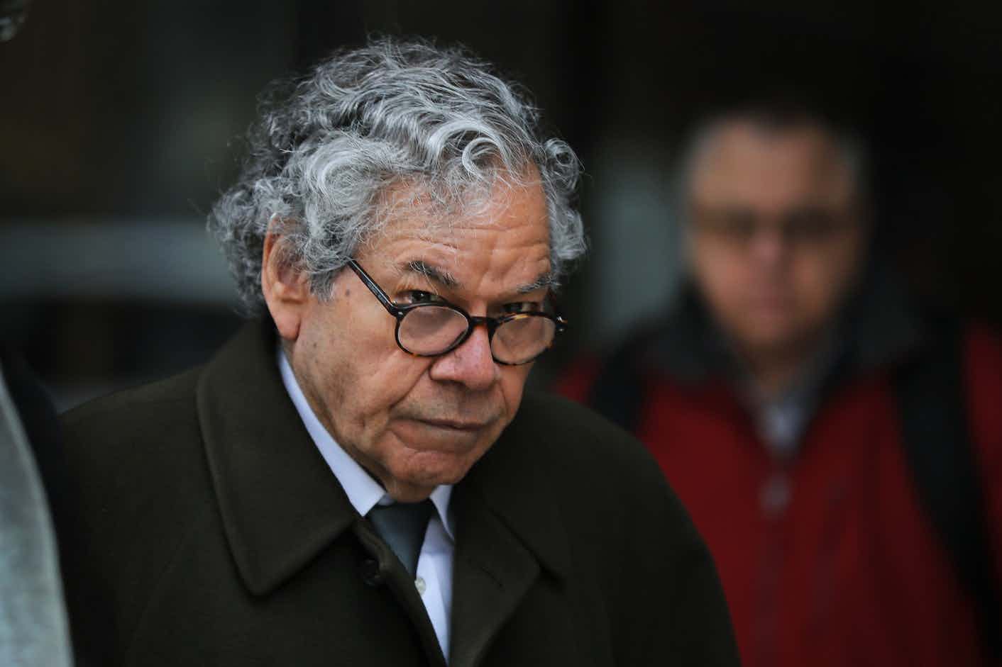 Insys Therapeutics founder John N. Kapoor leaves federal court in Boston on March 13, 2019 (Pat Greenhouse/The Boston Globe via Getty Images)
