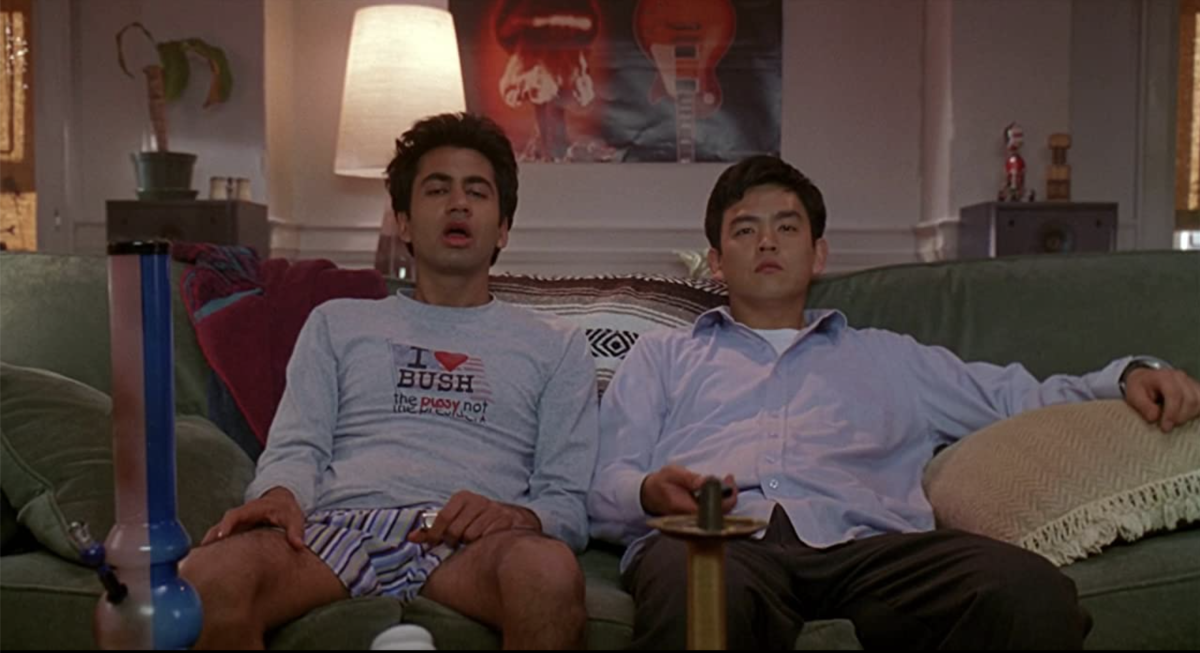 Cho and Penn in "Harold & Kumar Go to White Castle" (2004)