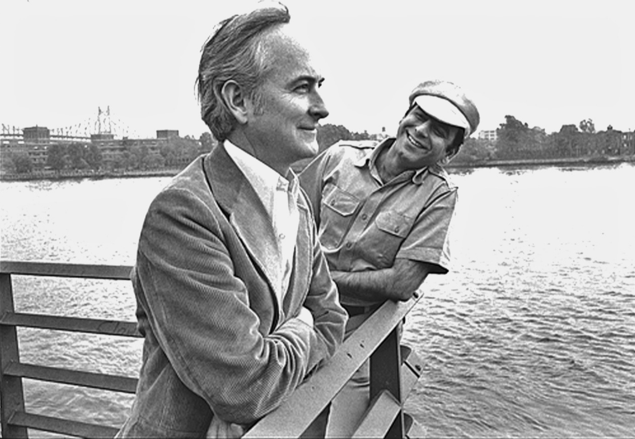 James Ivory and Ismail Merchant in Manhattan in 1975. They'd been together since the early 1960s. (Photograph by Mary Ellen Mark)
