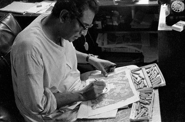 Satyajit Ray (Nemai Ghosh, National Gallery of Modern Art Archives)
