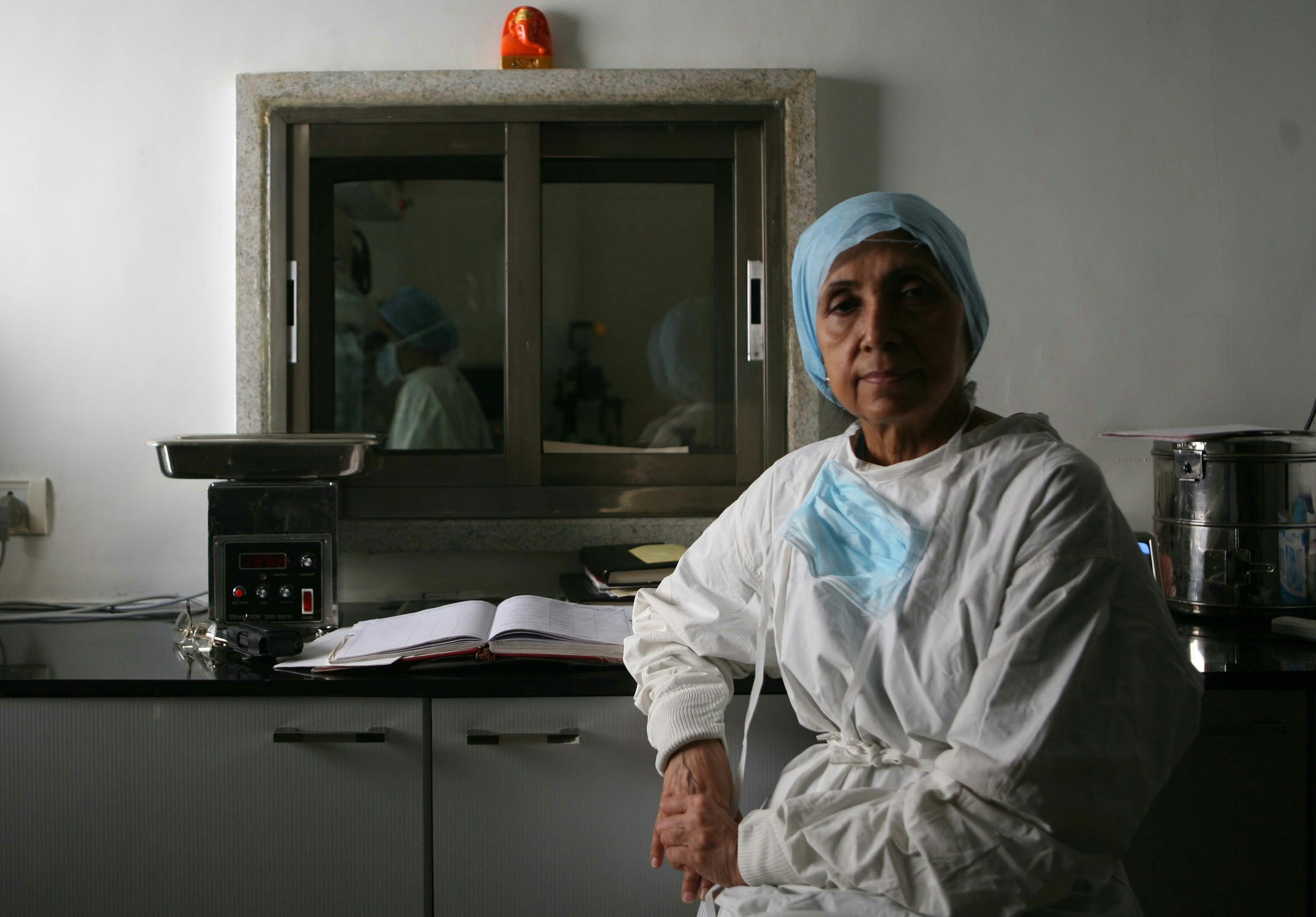 A doctor in Mumbai (Satish Bate/Hindustan Times via Getty Images)