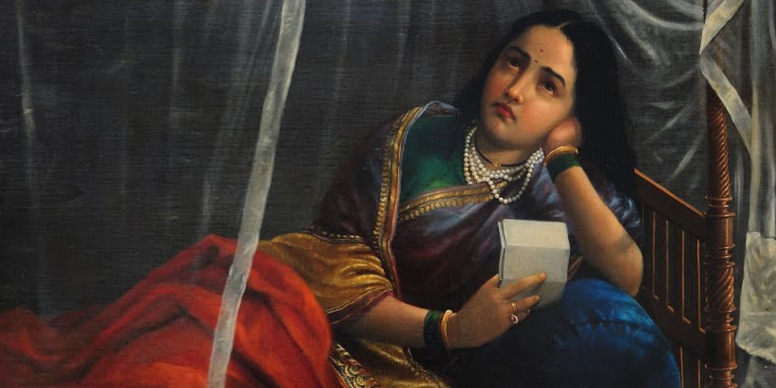 A painting by 19th-century painter Raja Ravi Varma. (Salar Jung Museum)